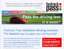 Tablet Screenshot of fastrackpass.co.uk